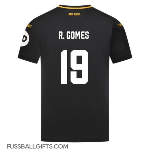 Wolves Rodrigo Gomes #19 Fußballbekleidung Auswärtstrikot 2024-25 Kurzarm